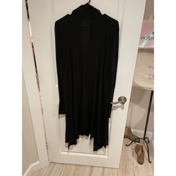 Three dots long black cardigan size medium - Picture 4 of 6